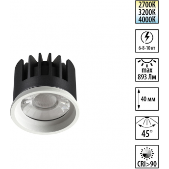 Модуль светодиодный NOVOTECH MOD 359821 DIOD NT25 492 белый Модуль светодиодный NOVOTECH MOD 359821 DIOD NT25 492 белый