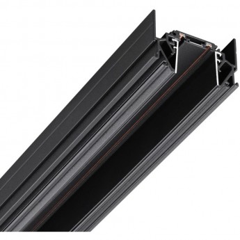 Низковольтный шинопровод NOVOTECH SMAL SHINO NT23 для монтажа в натяжной потолок 2м IP20 48V черный